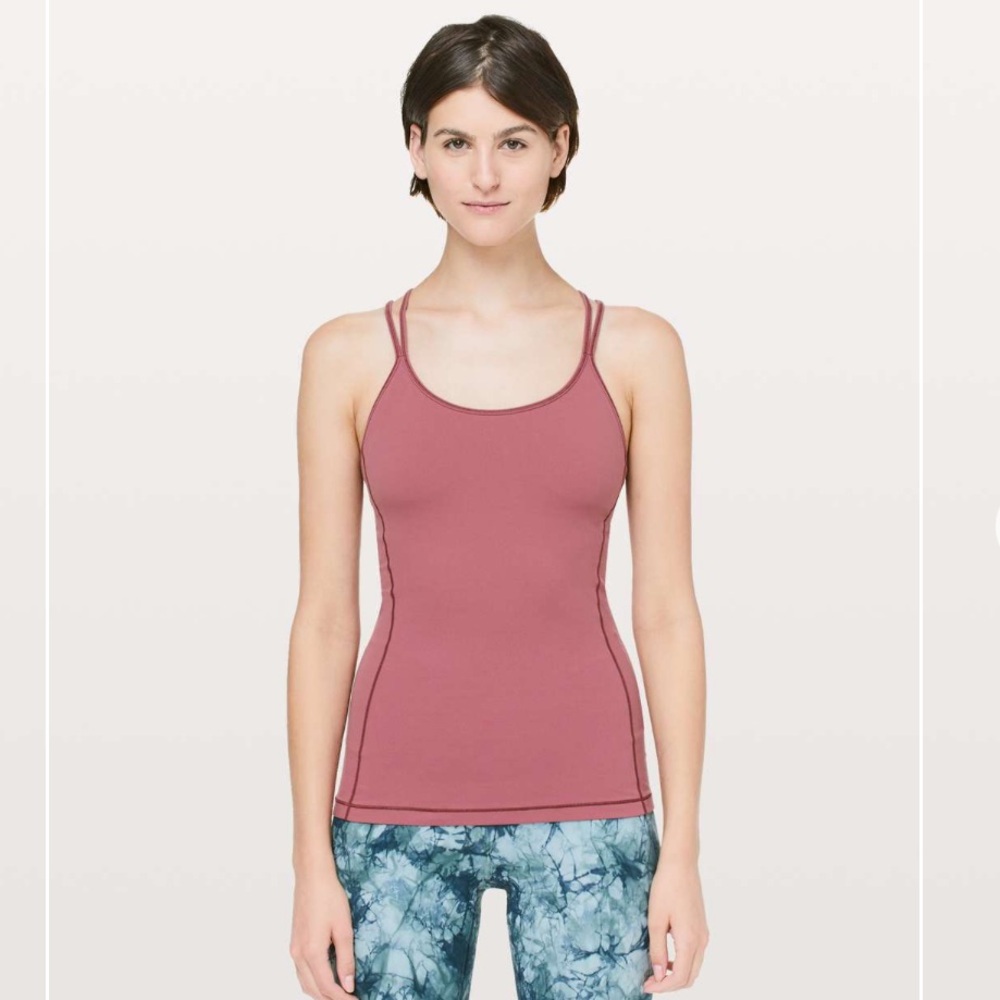 Lululemon | Free To Be Tank Top Misty Merlot Red | Size 10